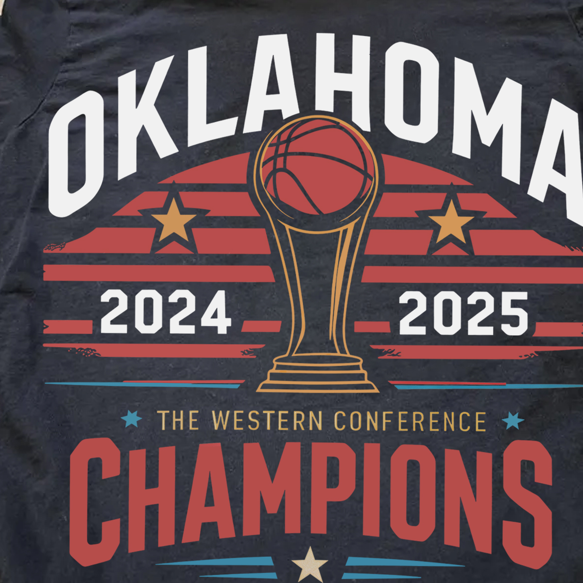 OKC 2024-2025 Champions of the West T-shirt/Sweatshirt photo review