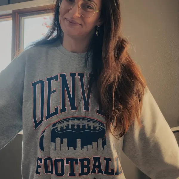 Denver Football Vintage T-Shirt/Sweatshirt photo review