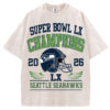 Seehawks Champions Football T-Shirt/Sweatshirt