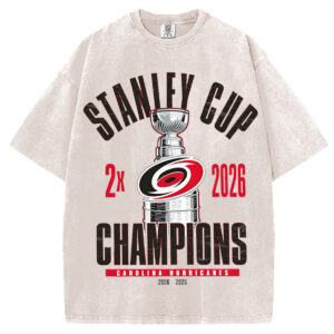 Carolina Hurricanes Two-Time Stanley Cup Champions T-shirt/Sweatshirt